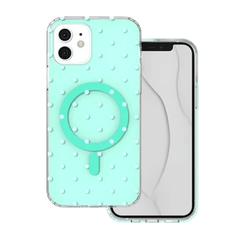 Dėklas Telforceone Bubble Dots Mag case for iPhone 11 žalias