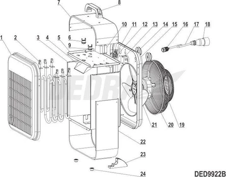 Dedra Termostat 16a