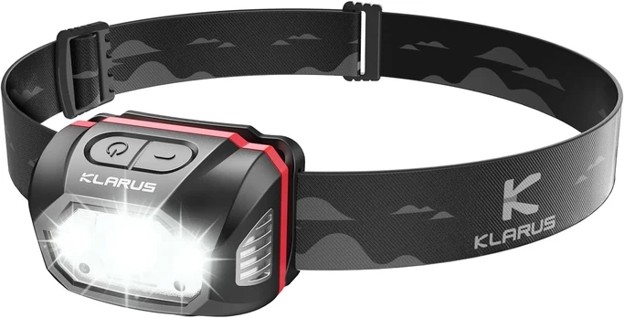 Klarus HM1 LED prožektorius ant galvos, 440 lm, IPX6, USB-C įkrovimas, judesio jutiklis