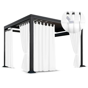 Sodo užuolaidos ZMOK-10, 155 x 210 cm, balta