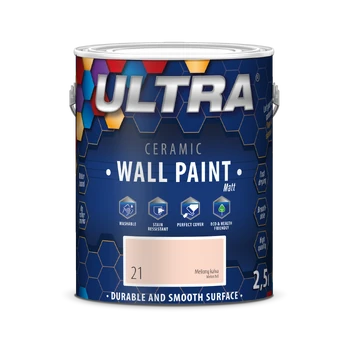 Interjero dažai ULTRA CERAMIC, 0,7 l, Melionų kalva sp. (21)