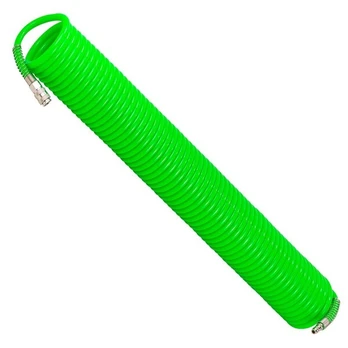 Rockforce spiralinė žarna su greitomis jungtimis 10mm x 15m
