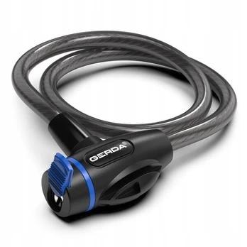Dviračio spyna Gerda Flex 650/12t, rakinama trosas + nemokamai