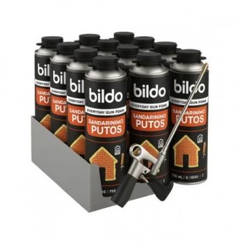 Sandarinimo Putos BILDO Everyday Gun Foam 750 ml, 12vnt + pistoletas