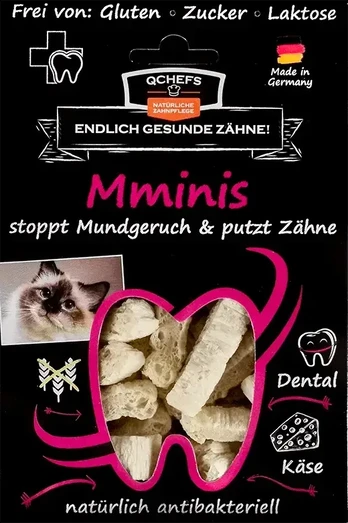 QCHEFS kačių skanėstas Dental Mminis 60 g