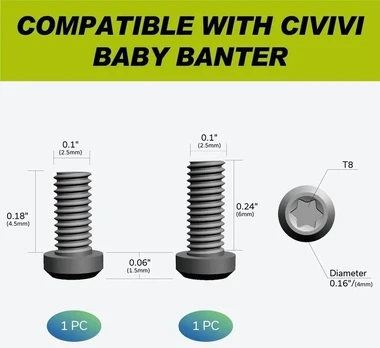 Klips CIVIVI Titanium prie peilio Baby Banter