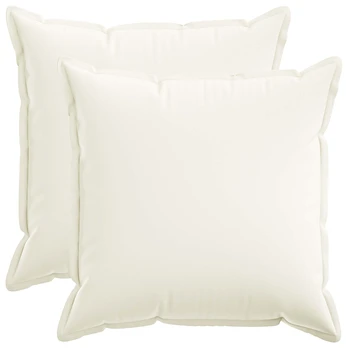 Pagalvėlės užvalkalas 2 pcs HOUTEN Balta 55 x 55 cm