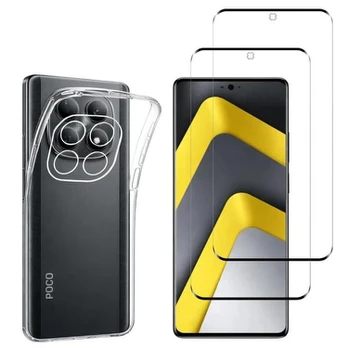 Xiaomi Poco M8 PRO 5G dėklas ir 2 grūdinto stiklo ekranui apsaugoti Phonillico®