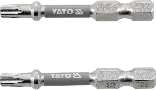 Yato BITS 1/4''X50 MM T25 2 PCS NI