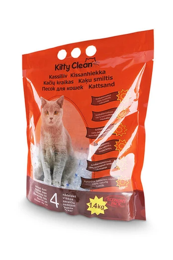 Silicio kačių kraikas KittyClean, 1,4kg