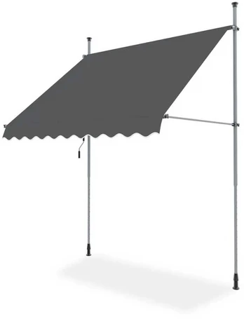 Balkono markizė EASY, 300x130 cm, Pilkas