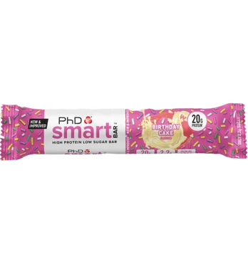 PhD Smart Bar, Birthday Cake, 64 g