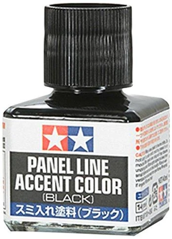 Tamiya - Panel line accent color Juodas, 40ml, 87131
