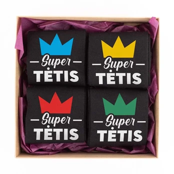 Kojinių rinkinys "Super Tėtis"
