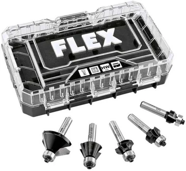 Flex CER rundingsfræsersæt (5 stk.)