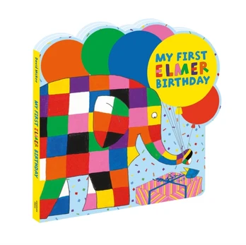 My First Elmer Birthday, Shaped board book