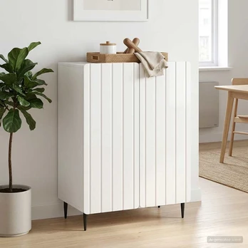 Kabalas Itin blizgi balta 66 x 34,5 x 92 cm Apdirbta mediena
