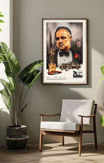 Krikštatėvis filmo plakatas 61x91,5 cm