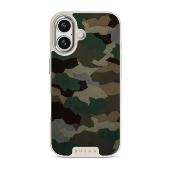 Tropical Green Camo - iPhone 17 Case, Elite Light (MagSafe) / Silver