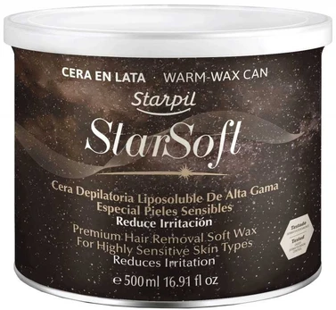 Šiltas depiliacinis vaškas StarSoft 500 ml