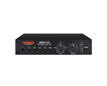 Warm Audio WA12 MKII Juodas - Preamp Mikrofonowy