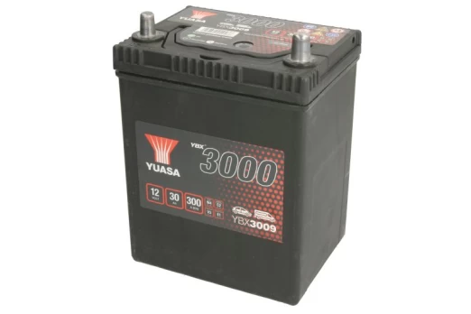 Akumuliatorius YUASA YBX3009 12V 30Ah 300A D+
