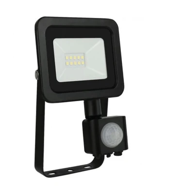 Prožektorius Spectrum Noctis Lux3, 10 W, 975 lm, 4000 °K, IP44, juodas