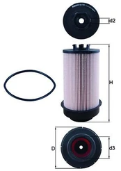 Kuro filtras KNECHT KX 181D