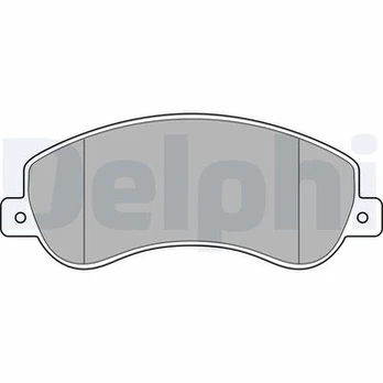 DELPHI LP1954 Brake pad set