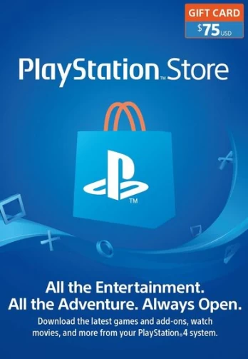 PlayStation Network Card 75 USD