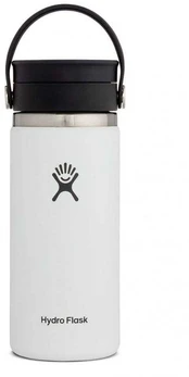 Termo puodelis 473 ml su Flex Sip Lid Hydro Flask - baltas-universalus kaina