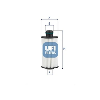 Alyvos filtras UFI 25.231.00