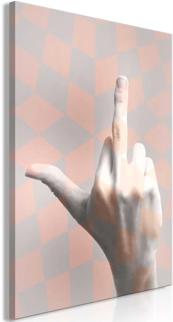 Artgeist Paveikslas - F*ck You! (1 Part) Vertical