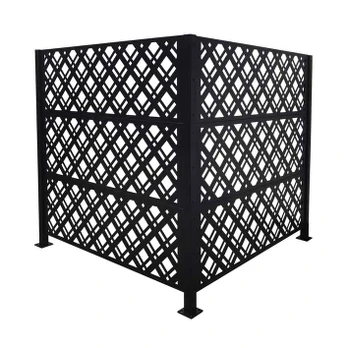 Relaxdays Dangtis šiukšlių dėžei 120 cm Juodas