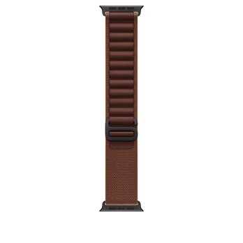 Laikrodžio dirželis Apple Alpine Loop, 49 mm Large, black titanium sp./burgundy sp.
