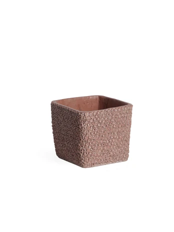 Gėlių vazonas Domoletti BTP07C, cementas, raudonas