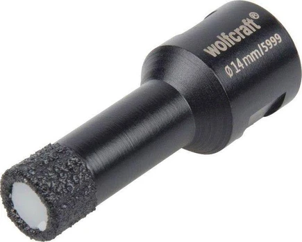 Grąžtas Wolfcraft Diamond pjūklas įdėklams 14 mm Wolfcraft Ceramic/M14, itin greitas