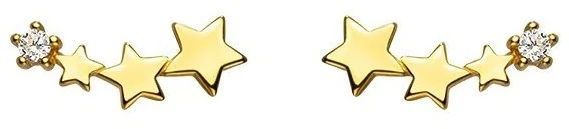 Stilingi auskarai Orion Gold