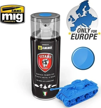 Vallejo Ammo: Titans Matt Primer - Space Mėlyna