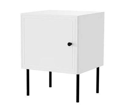 Bedside table 2 pcs PALAZZO BIS 45x39xH59 baltas matt