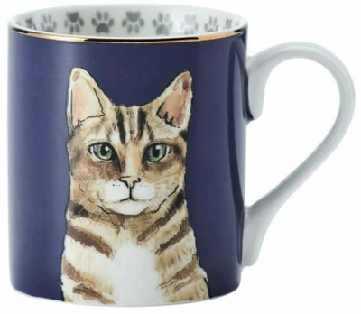 Puodelis Mikasa Cat, mėlyna, 0.280 l