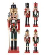 Kalėdinė dekoracija NUTCRACKER, 4 rūšys, 38 cm, 1 vnt kaina