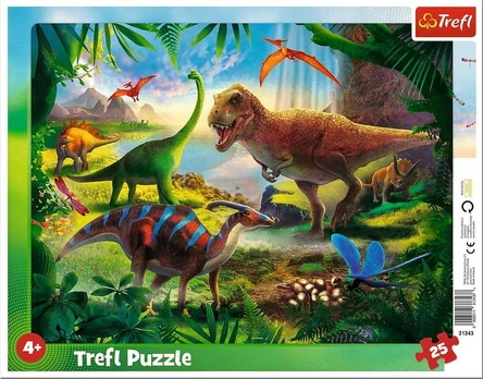 Trefl dėlionė 25 vnt. - Dinozaurai