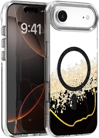 Dėklas Telforceone Epoxy Mag case for iPhone 17 Air 6,6'' juodas