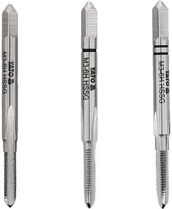 Yato HSS MANUAL THAPPER M2, M3 / 3 vnt.