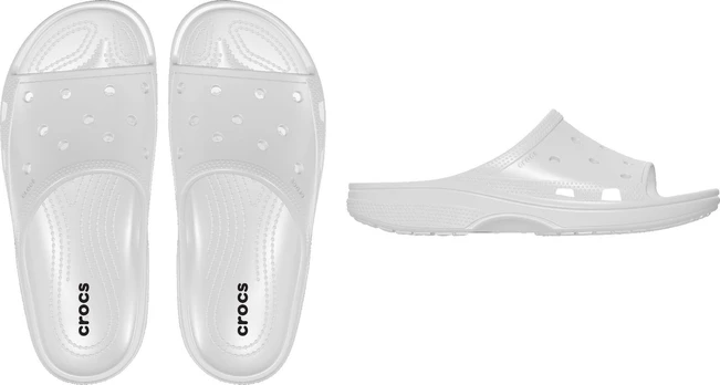 Crocs™ Crocs Saturday Slide Men’s White - 45.5