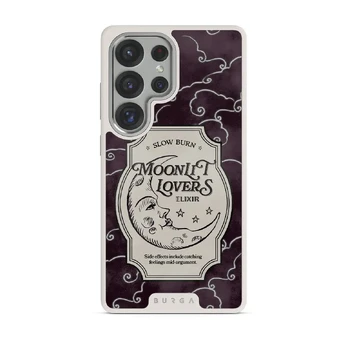 Moonlit Lovers - Samsung Galaxy S25 Ultra Case, Elite Light (Magnetic) / Silver