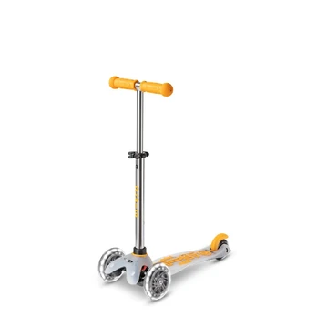 Mini Micro Deluxe Flux LED paspirtukas | Yellow