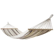 Hamakas DOMOLETTI 10212_DI, baltas, rudas, 200×100 cm kaina