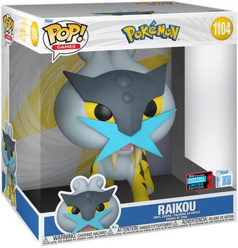 FUNKO POP! Jumbo Vinilinė figūrėlė: Pokemon - Raikou